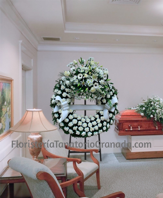 Envio de flores funerarias en Granada