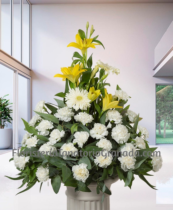 Enviar centros de Flores para Difuntos al Tanatorio